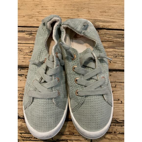 Roxy Green Women's Bayshore Slip On Sneakers - Size 7.5 - Picture 1 of 7